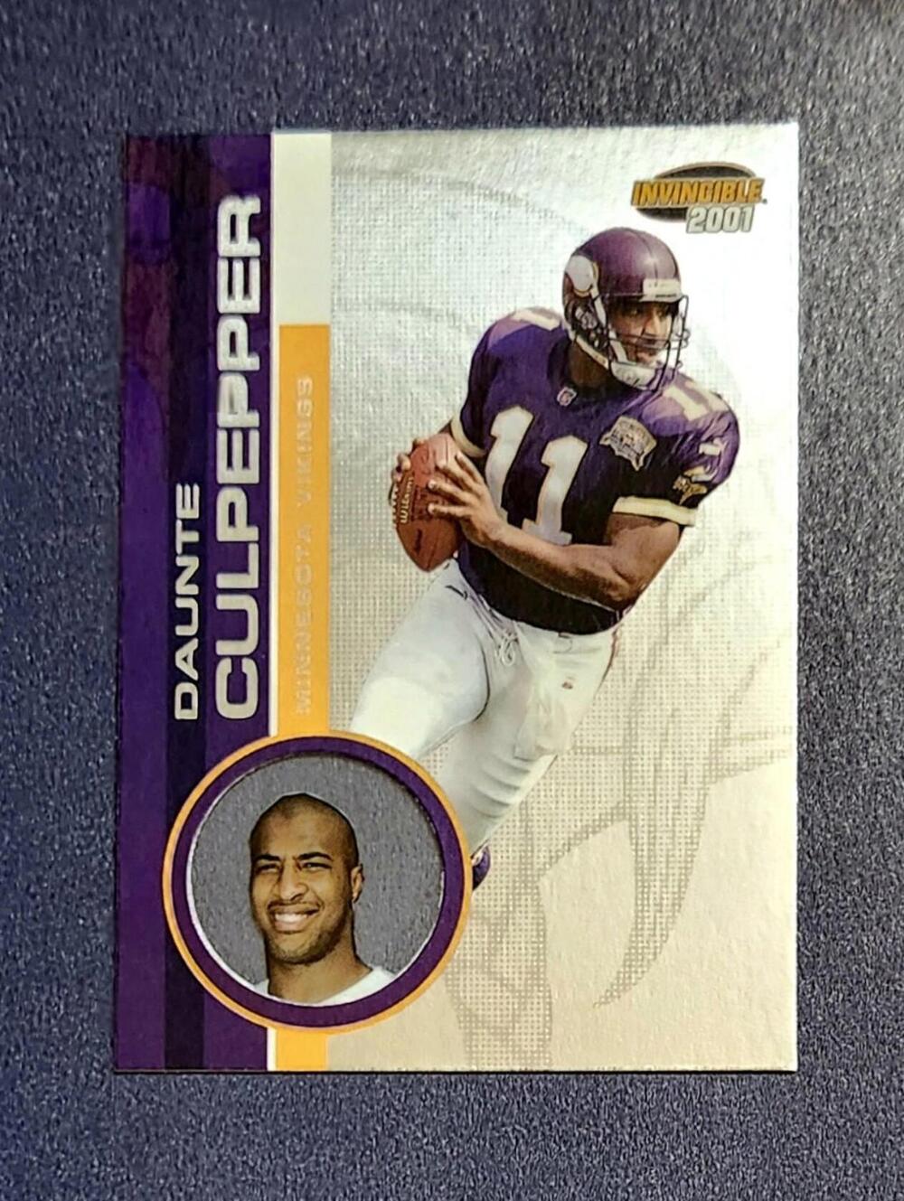 2001 Pacific Invincible Retail #132 Daunte Culpepper Football Card